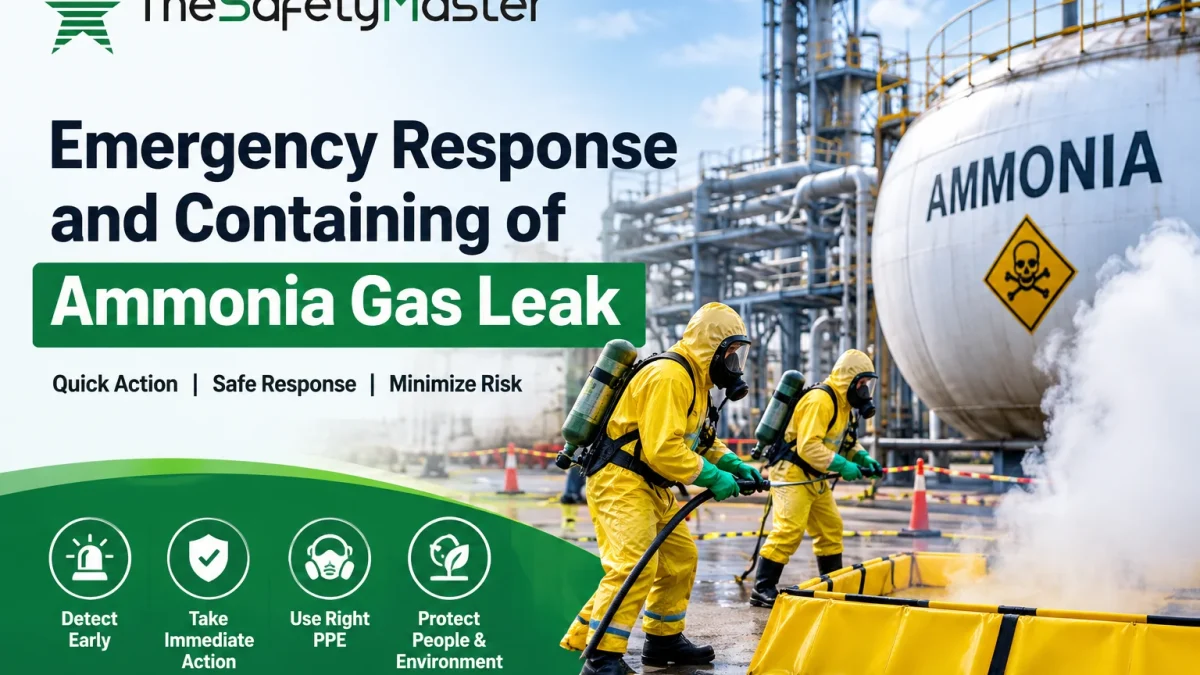 Emergency Response and Containing of Ammonia Gas Leak