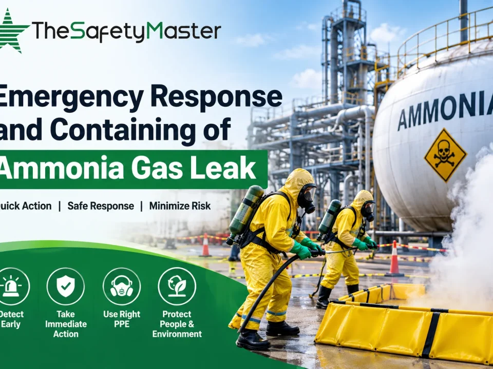 Emergency Response and Containing of Ammonia Gas Leak