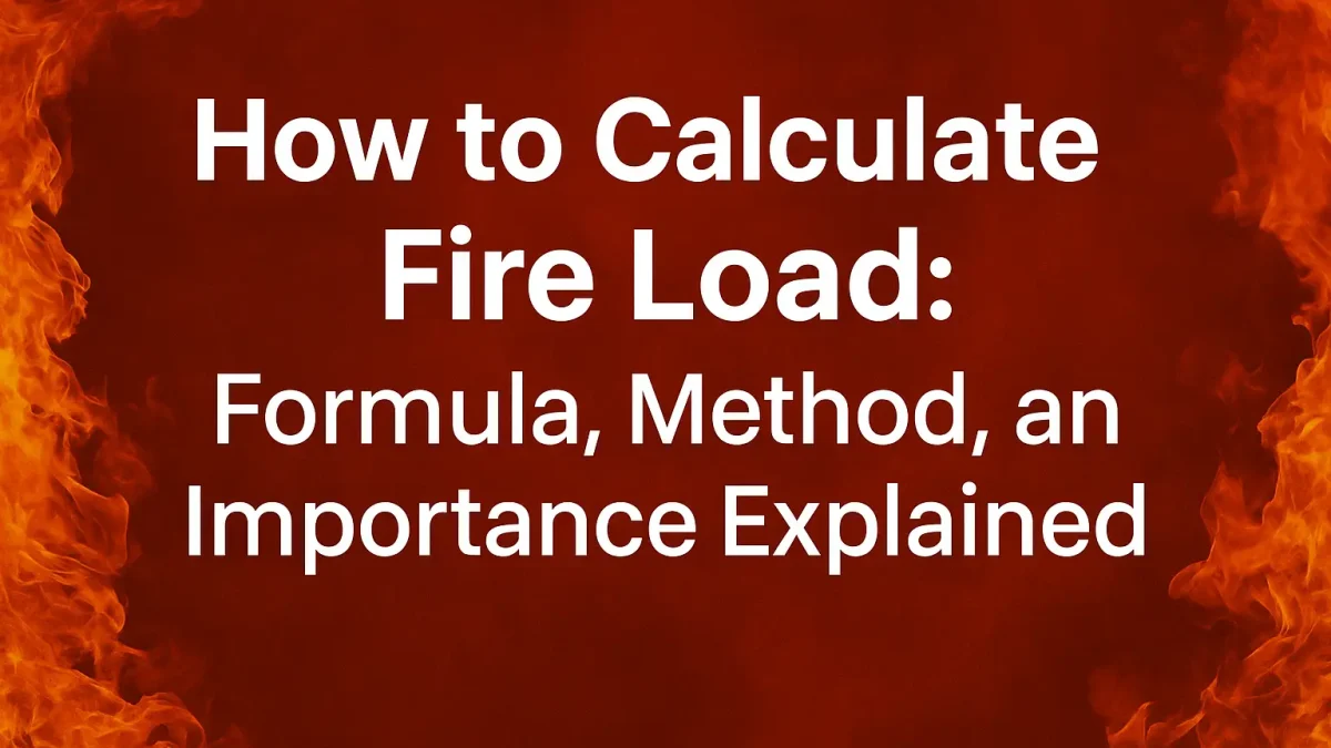 Fire load calculation