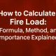 Fire load calculation