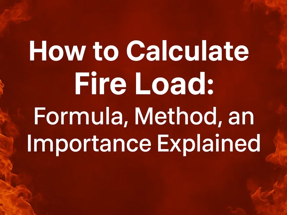 Fire load calculation