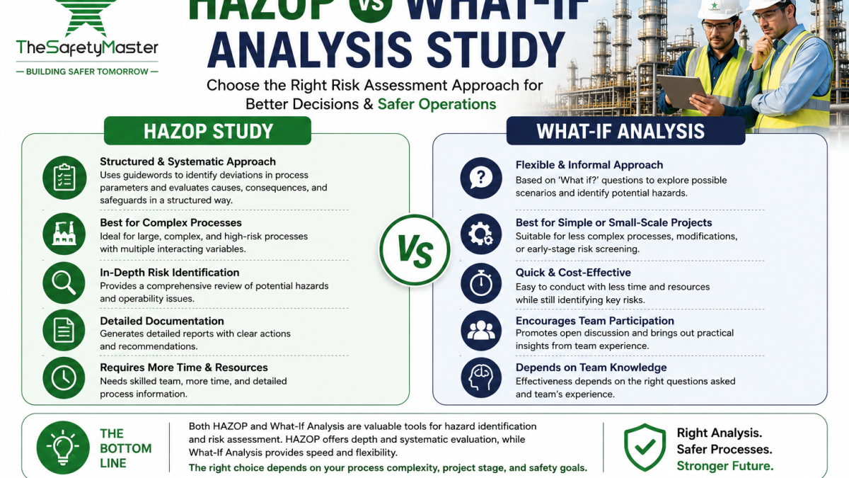 HAZOP vs What-If Analysis Study